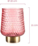 Pauleen Tischleuchte Rose Glamour | Rosa 5