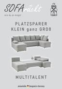 Jockenhöfer Gruppe Wohnlandschaft Arktis U-Form | Grau 4