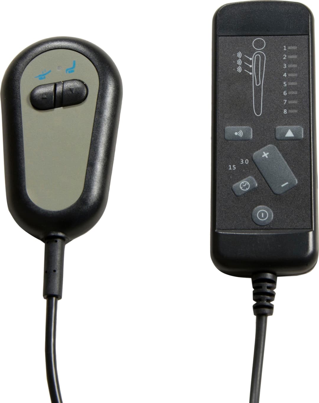 Duo Collection Cadillac Massagesessel | Grau