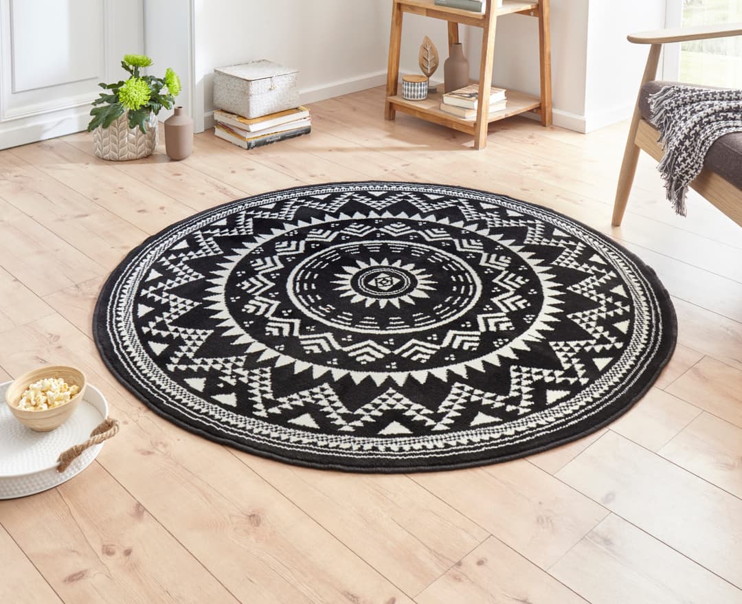 HANSE Home Teppich Valencia | Schwarz