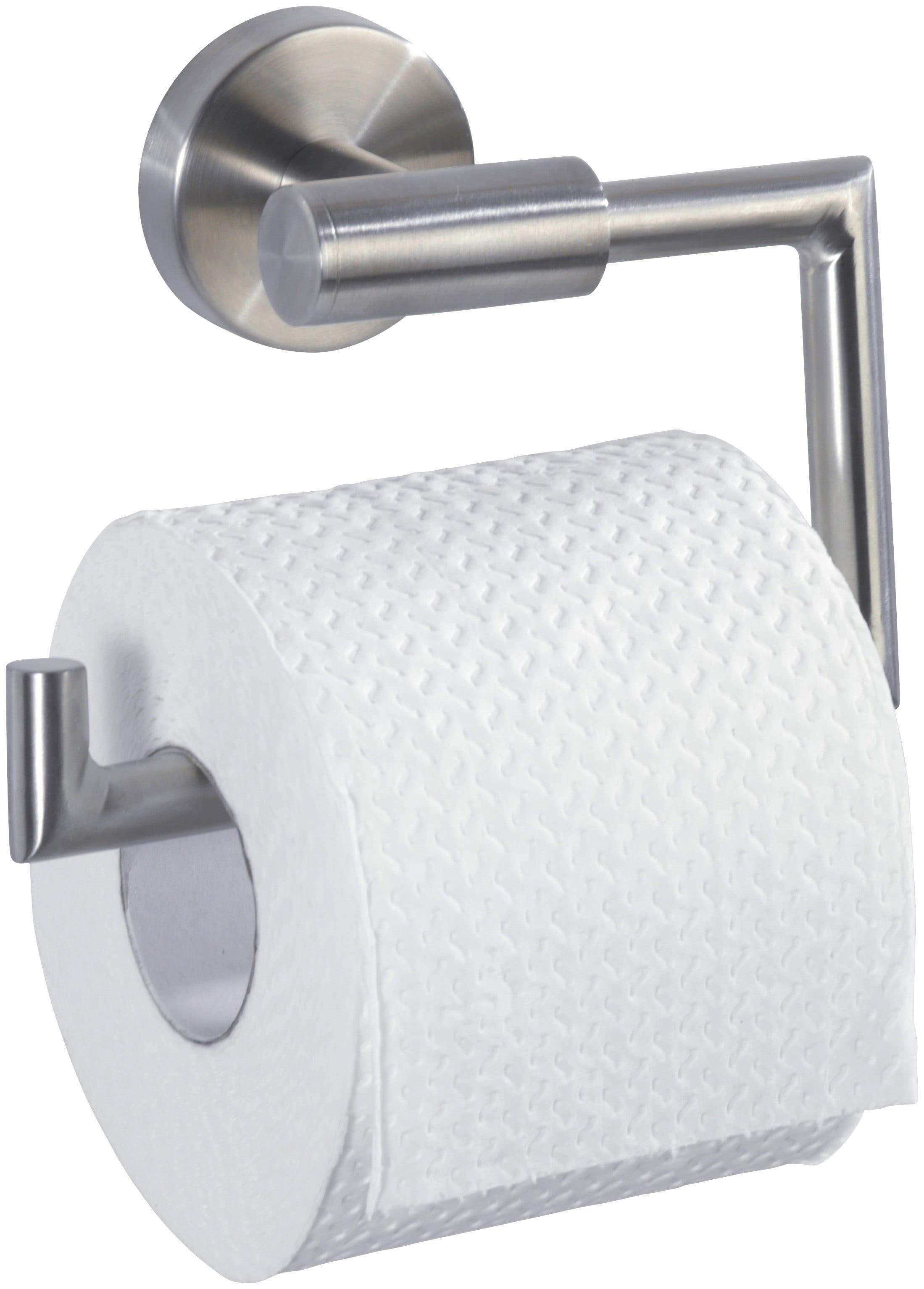WENKO Toilettenpapierhalter Bosio | Silber