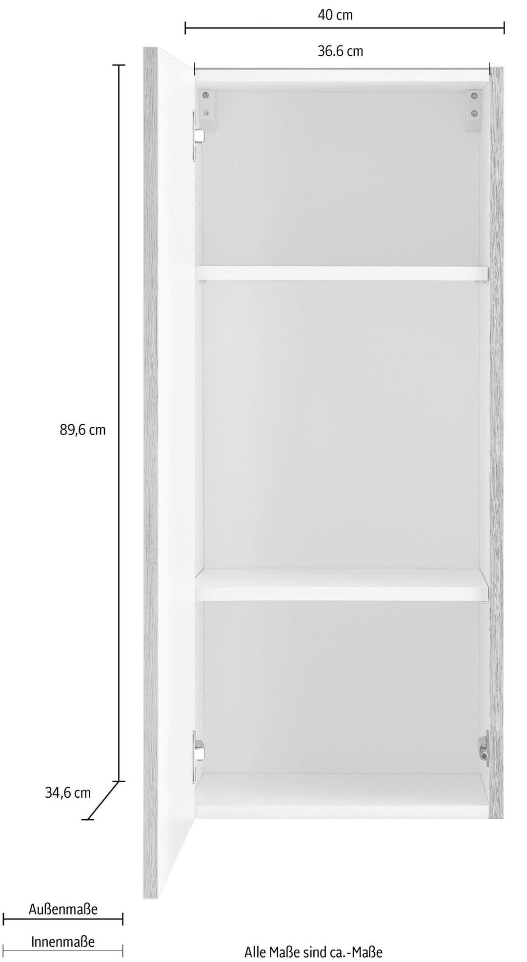 OPTIFIT Hängeschrank Roth | Weiß