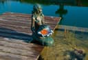 Ubbink Teichfigur Wasserspiel Meerjungfrau | Braun