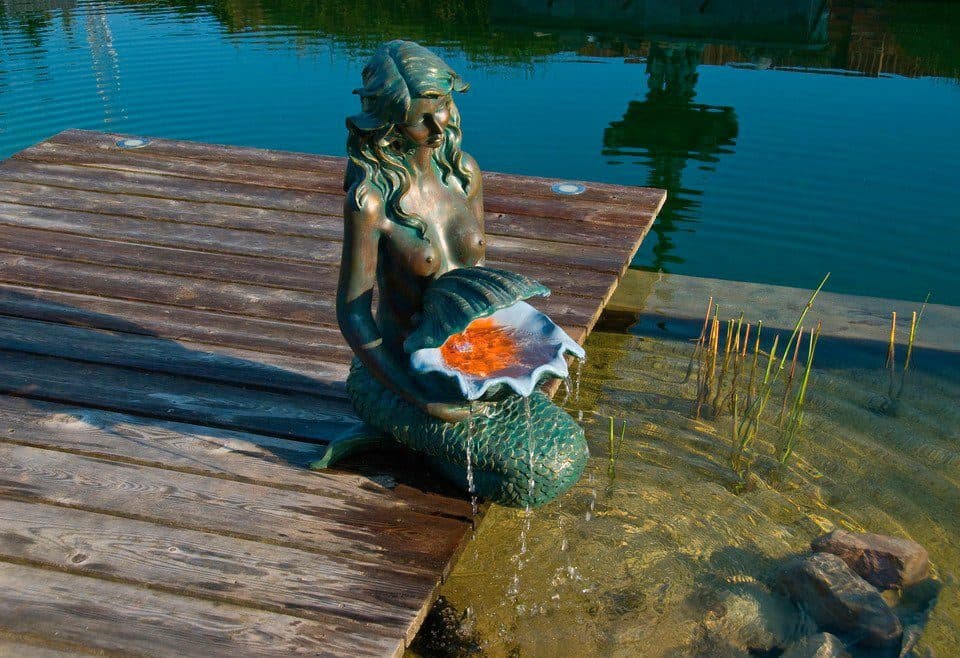 Ubbink Teichfigur Wasserspiel Meerjungfrau | Braun