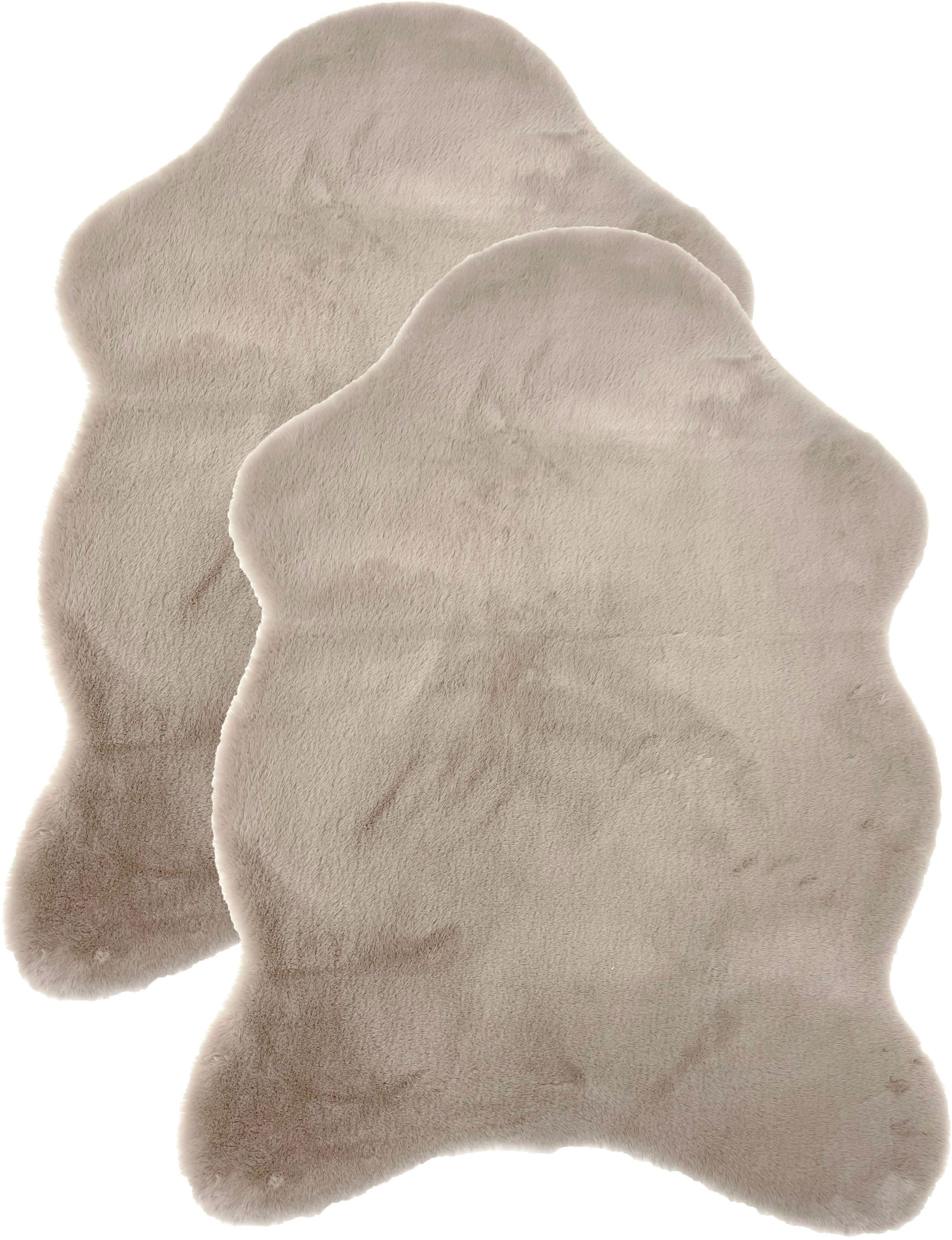 ASTRA Elda Kunstfell Teppich | Beige