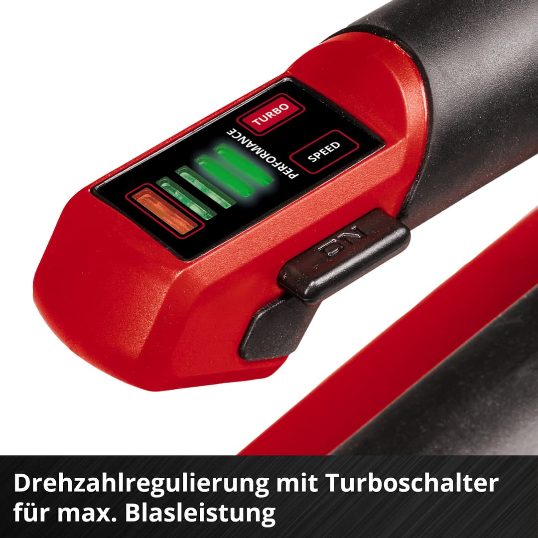 Einhell Akku-Laubbläser GP-LB 18/200 Li GK-Solo | Rot