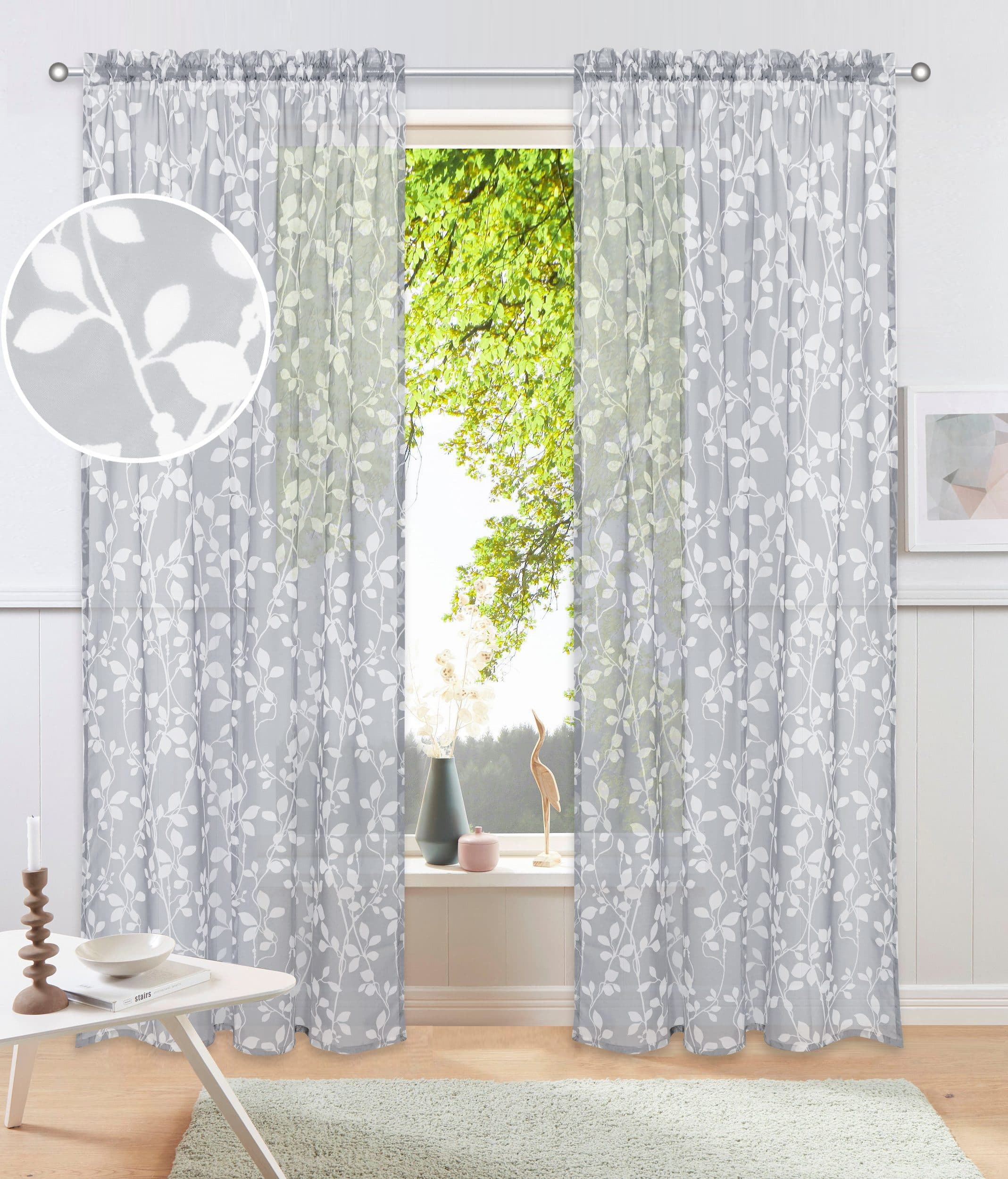 OTTO home Gardine Issoire | Grau