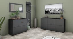 borchardt Möbel Sideboard Rova | Schwarz