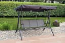 Garden Pleasure Hollywoodschaukel ANNA | Grau 2