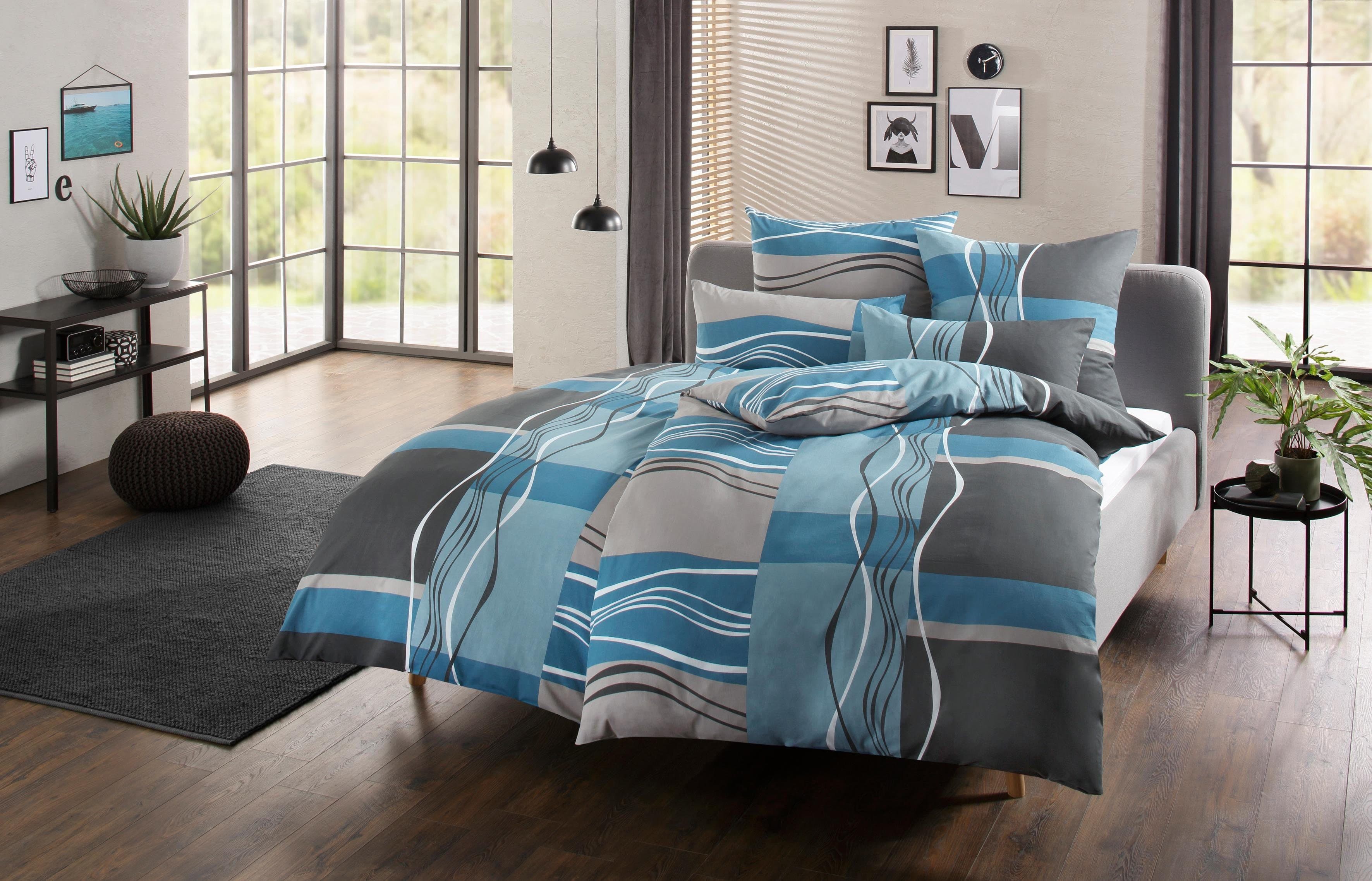 OTTO home Bettwäsche Kelian | Blau