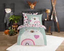 good morning Kinderbettwäsche Ted | Mehrfarbig