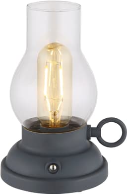 GLOBO LIGHTING LED Tischleuchte PETRO | Grau