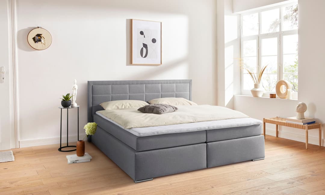 COLLECTION AB Boxbett "Athena" | Grau