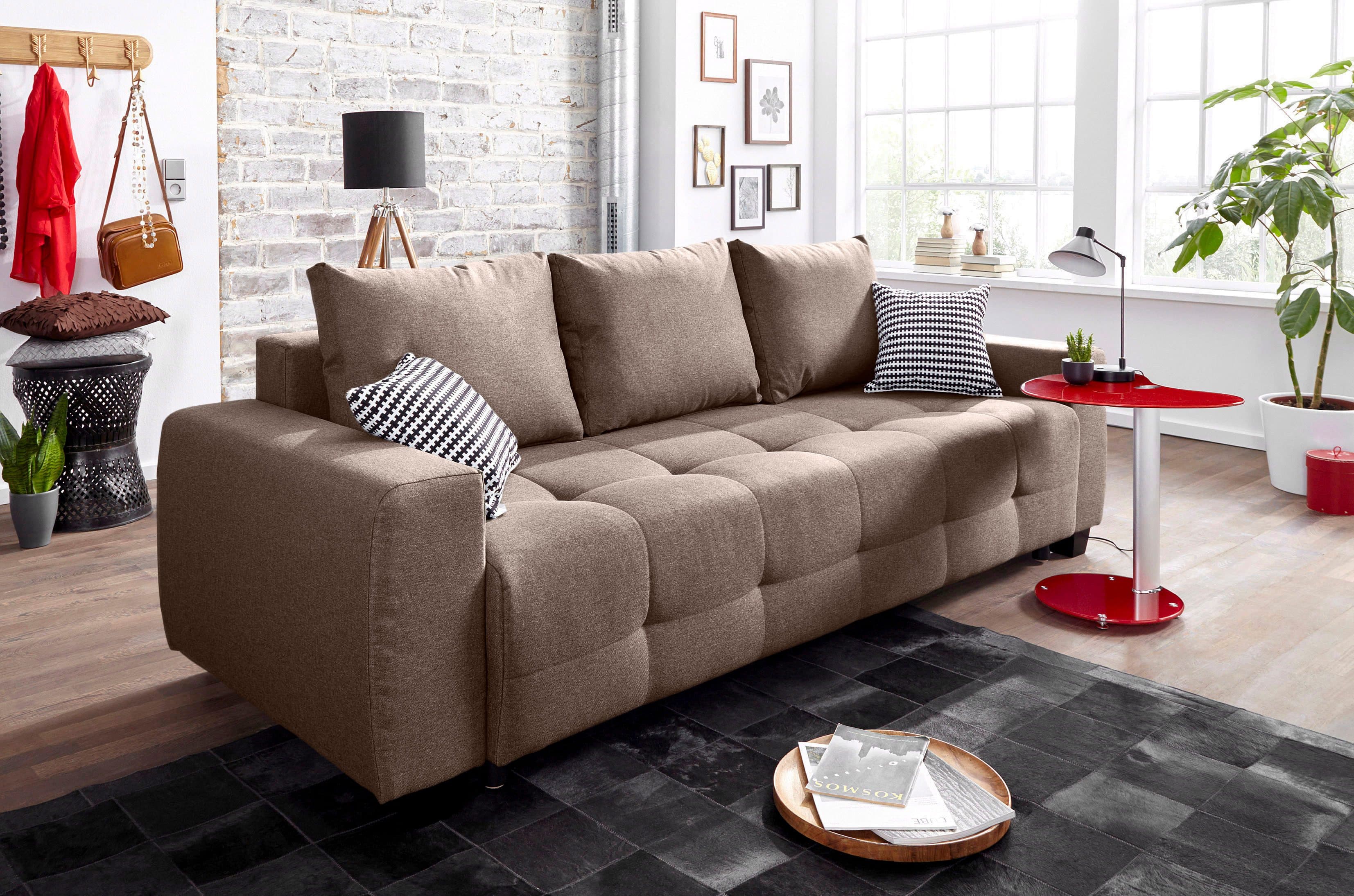 COLLECTION AB Schlafsofa Bella | Braun