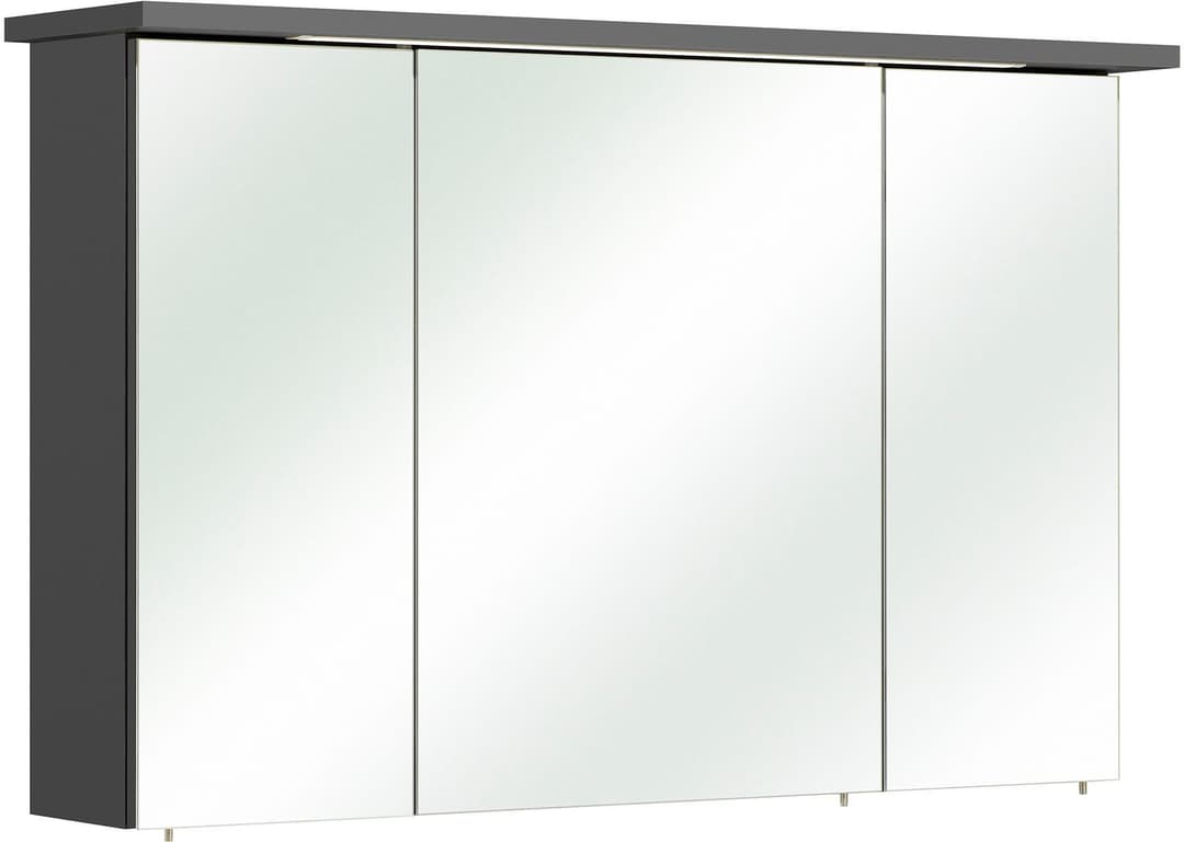 Saphir Quickset 327 Badmöbel-Set | Schwarz