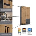 rauch Kleiderschrank Holmes | Braun 5