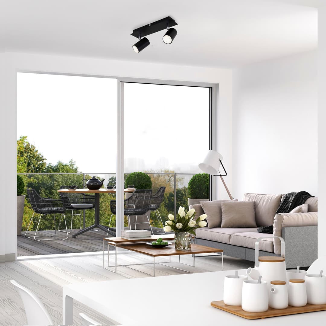 Briloner Leuchten LED Deckenspots 2857025 Run | Schwarz