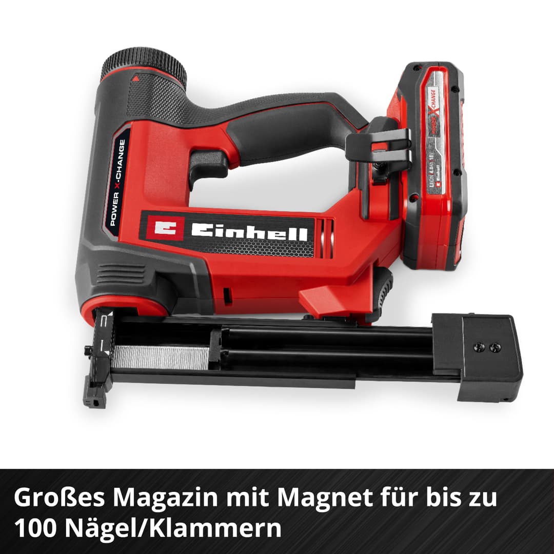 Einhell Akku-Nagler/-Tacker TE-CN 18/32 Li - Solo | Mehrfarbig
