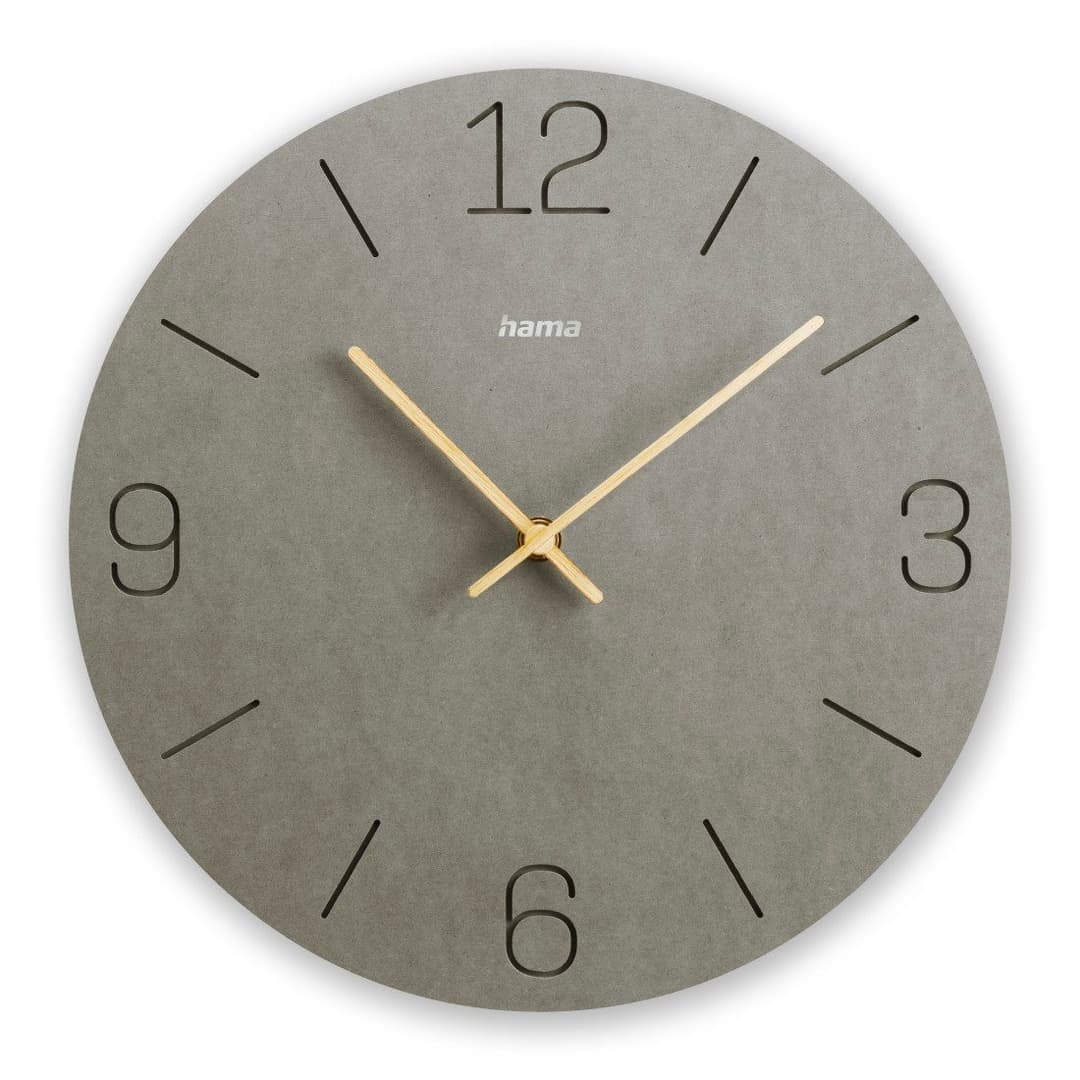 Hama Wanduhr Kreta | Grau