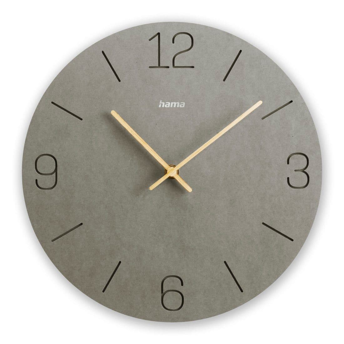 Hama Wanduhr Kreta | Grau