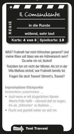 GMEINER Spiel Mord in der Villa Mafiosa | Mehrfarbig