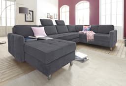sit&more Wohnlandschaft Pablo U-Form | Grau