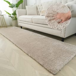 Bruno Banani Hochflor-Läufer Dana Teppich | Beige