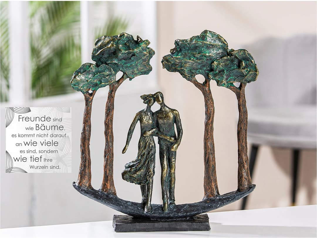 Casablanca by Gilde Dekofigur Skulptur "Under Trees" | Bronze