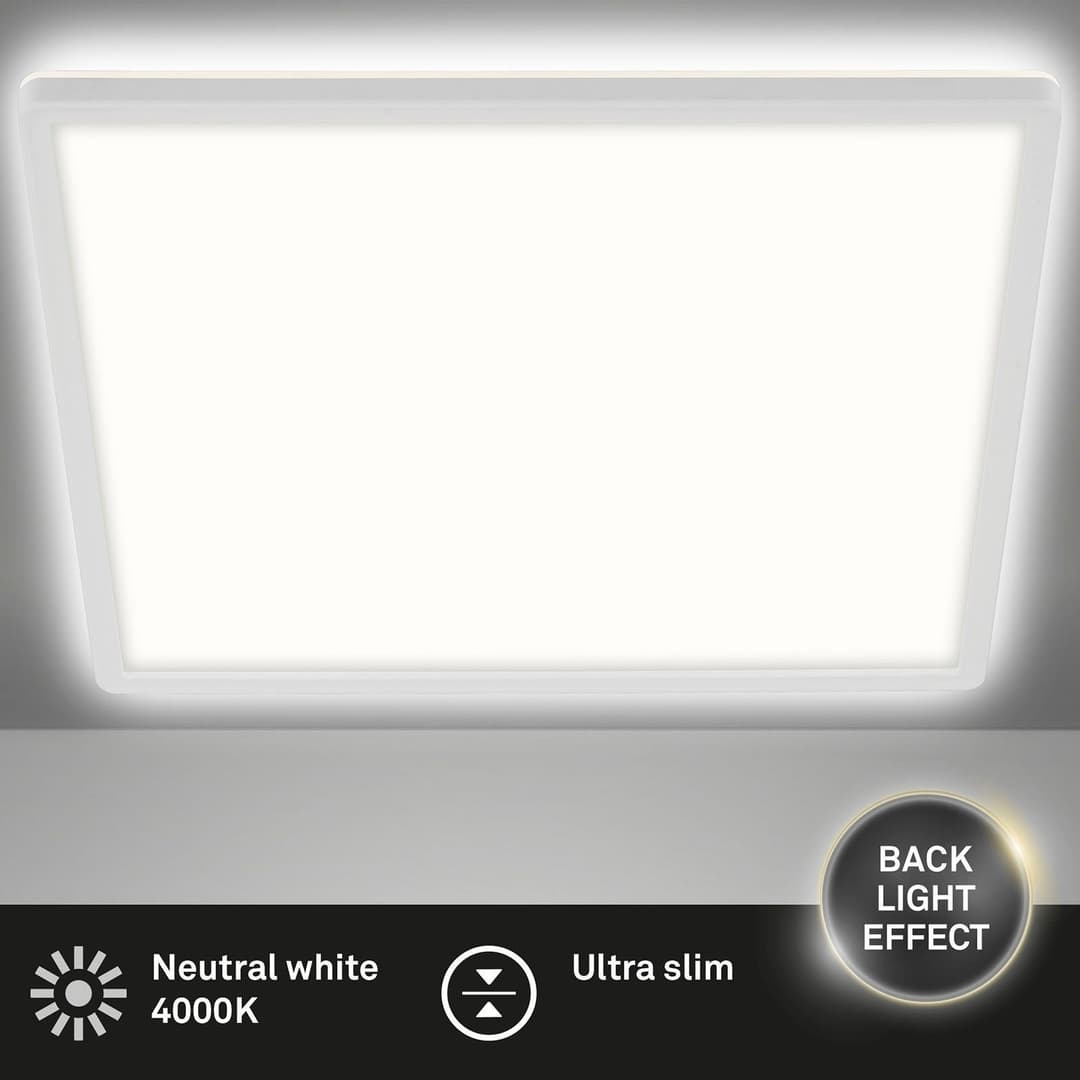 Briloner Leuchten LED Panel 7156416 SLIM | Weiß