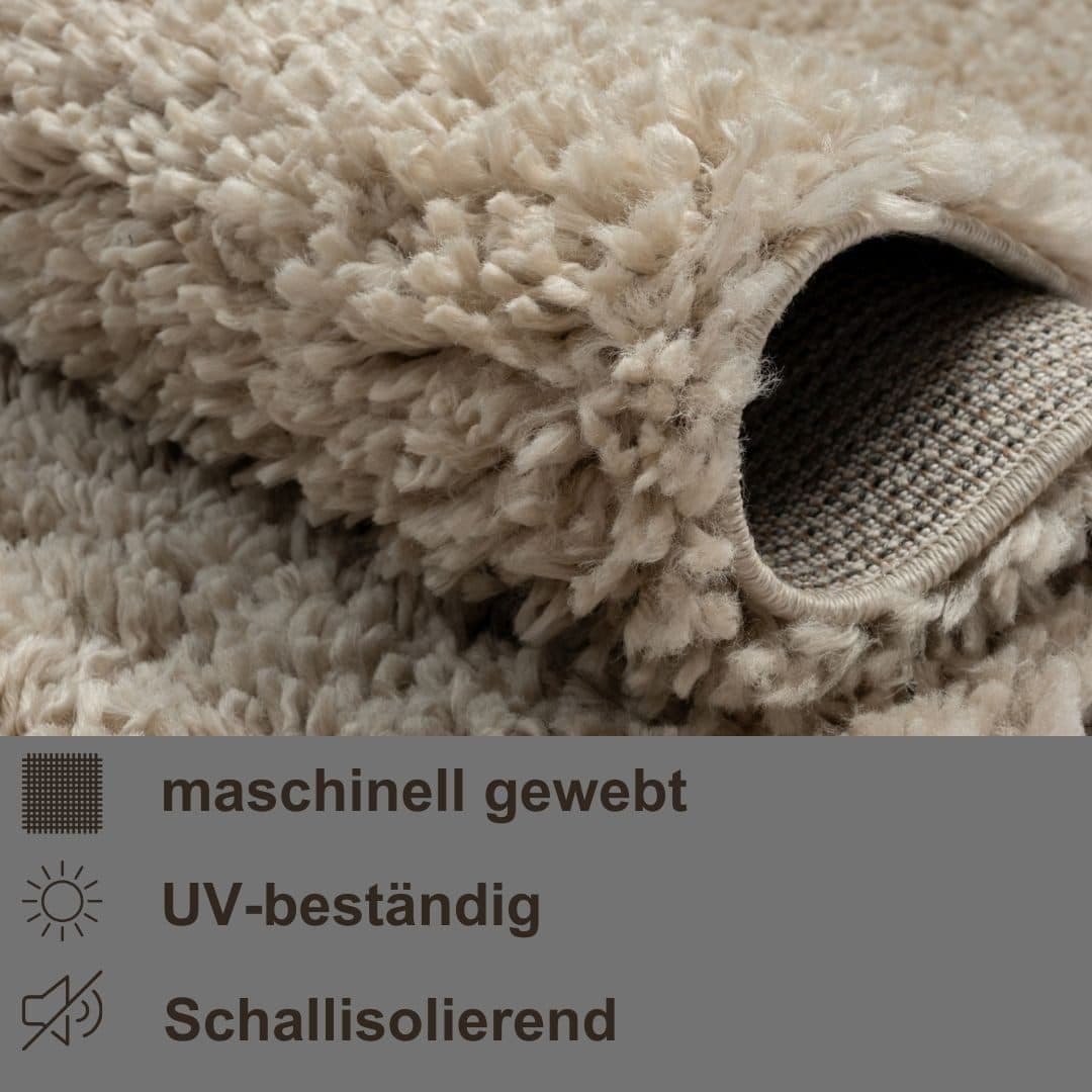 Myflair Möbel & Accessoires My Shaggy Läufer | Beige