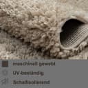 Myflair Möbel & Accessoires My Shaggy Läufer | Beige 2