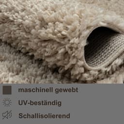 Myflair Möbel & Accessoires My Shaggy Läufer | Beige