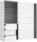 FORTE Winn Schwebetürenschrank | Weiß 2