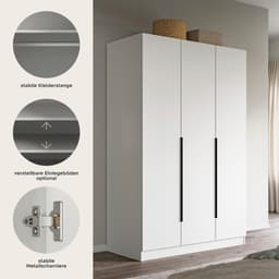 Home affaire Kleiderschrank Skarde | Weiß