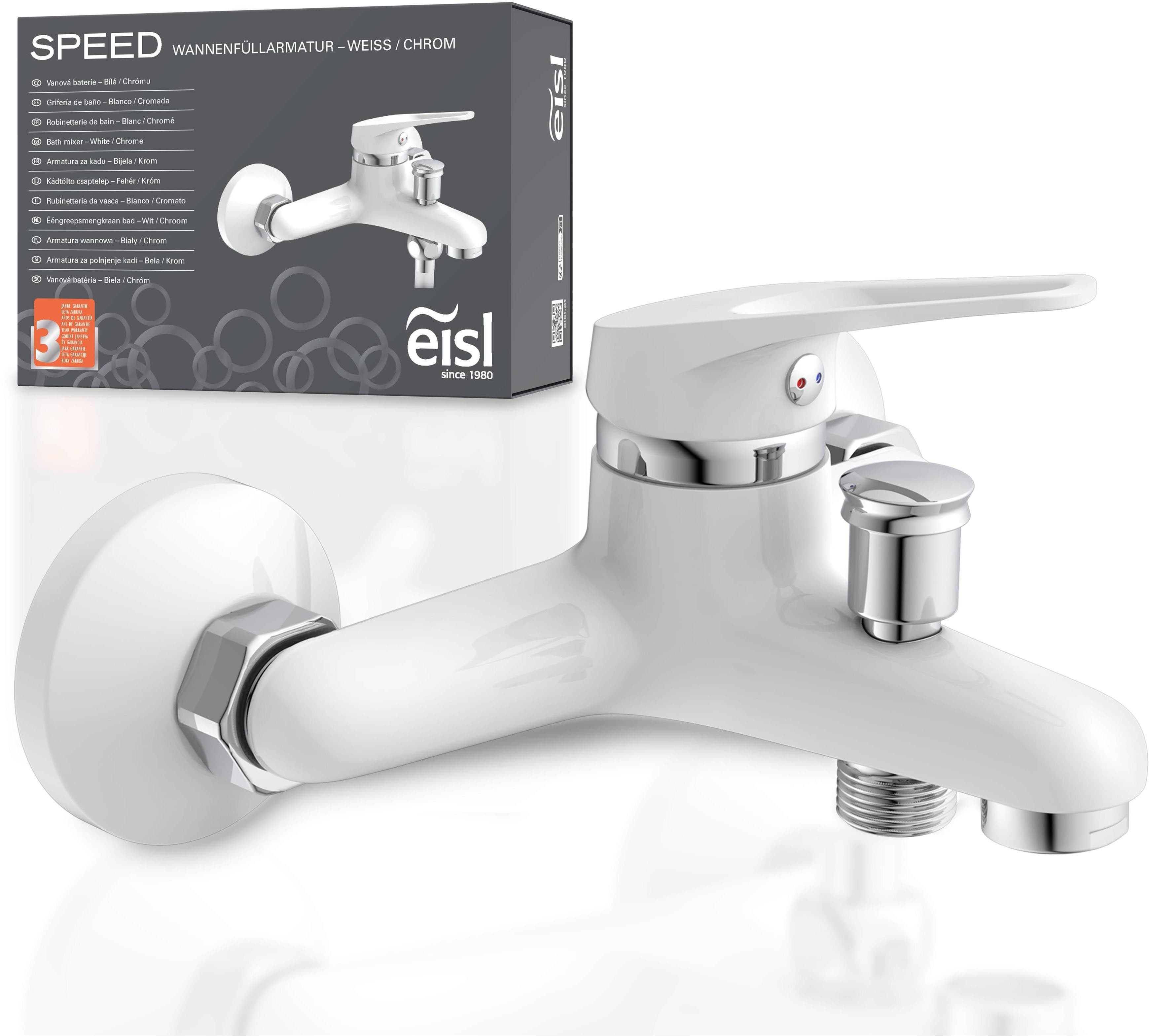 Eisl SPEED Wannenarmatur | Weiß