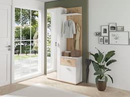 byLIVING Kompaktgarderobe Jakob | Holztöne