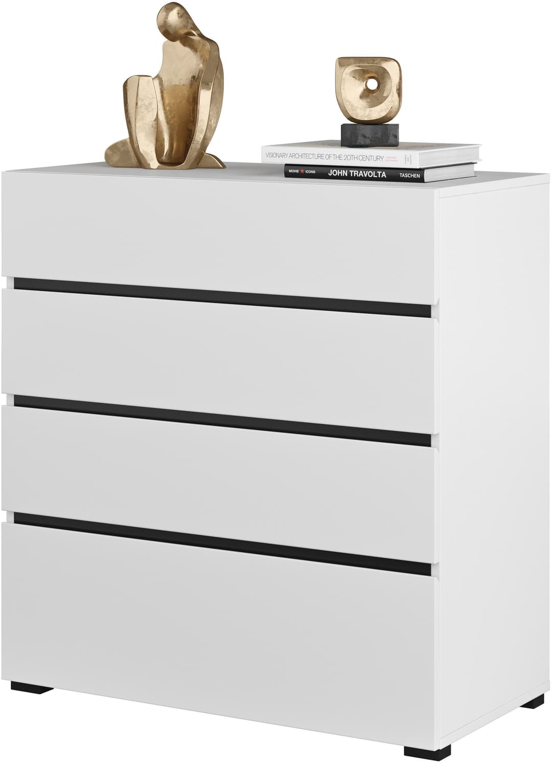 OTTO home Schubkastenkommode Cross | Weiß
