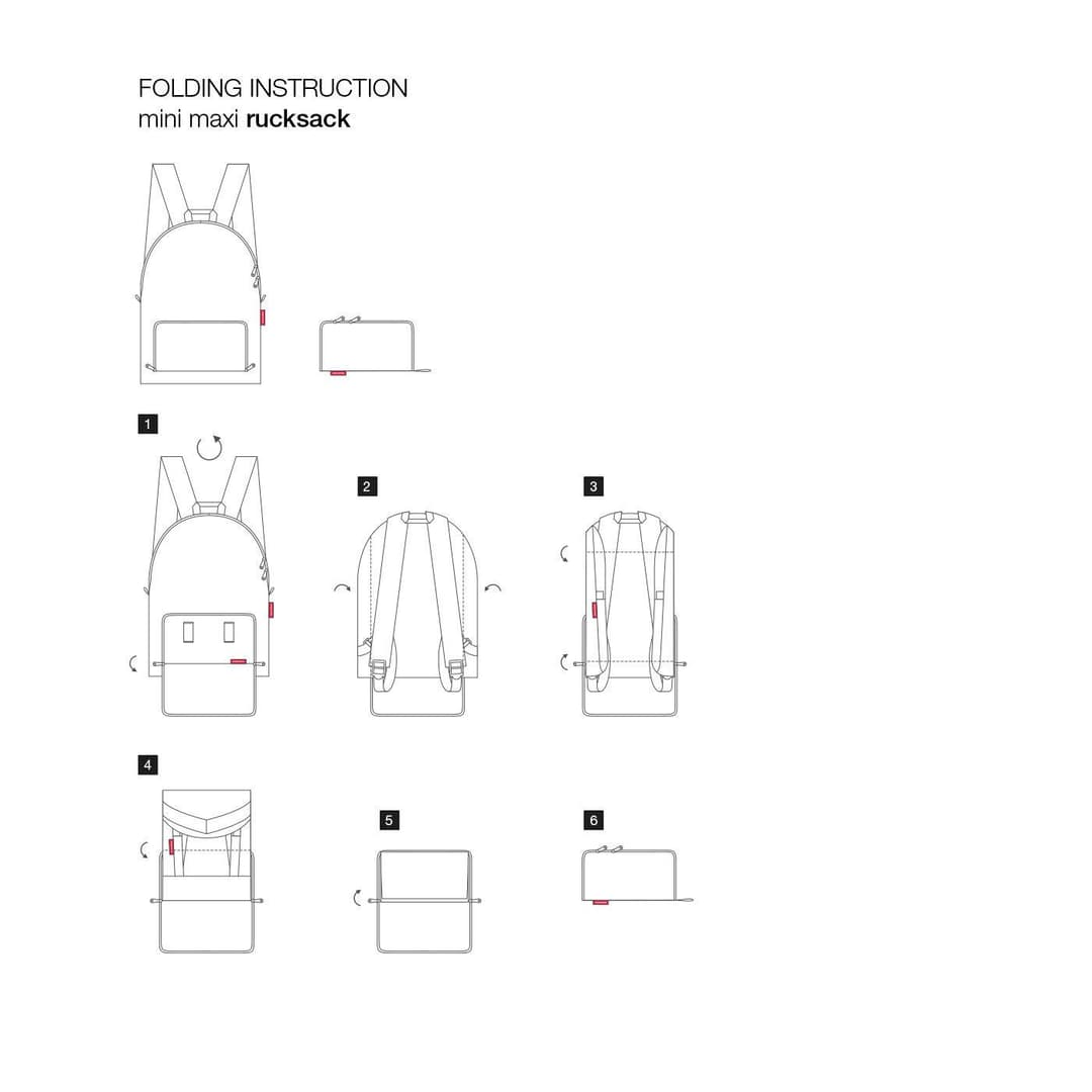 REISENTHEL® Aufbewahrungstasche Rucksacktasche mini maxi | Schwarz