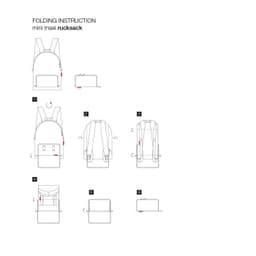 REISENTHEL® Aufbewahrungstasche Rucksacktasche mini maxi | Schwarz