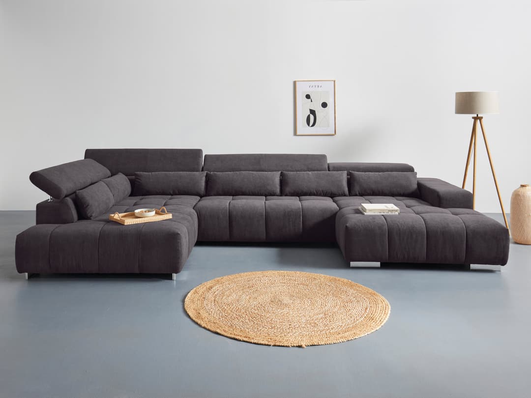 COTTA Wohnlandschaft Orion U-Form | Braun