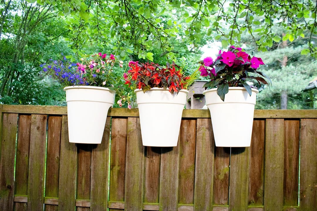 KHW Balkonkasten Flowerclip | Weiß