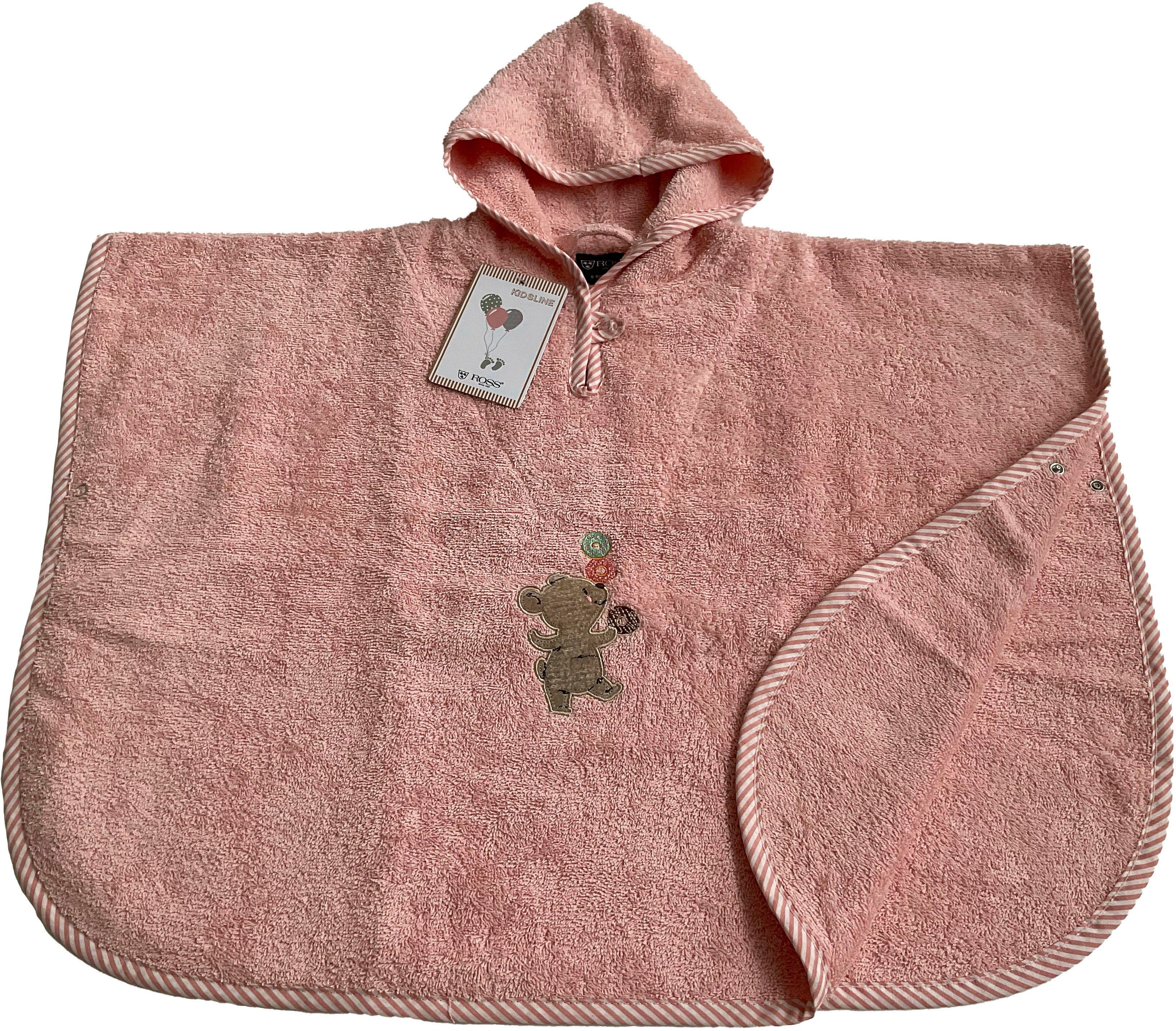 ROSS Badeponcho KIDSLINE | Rosa