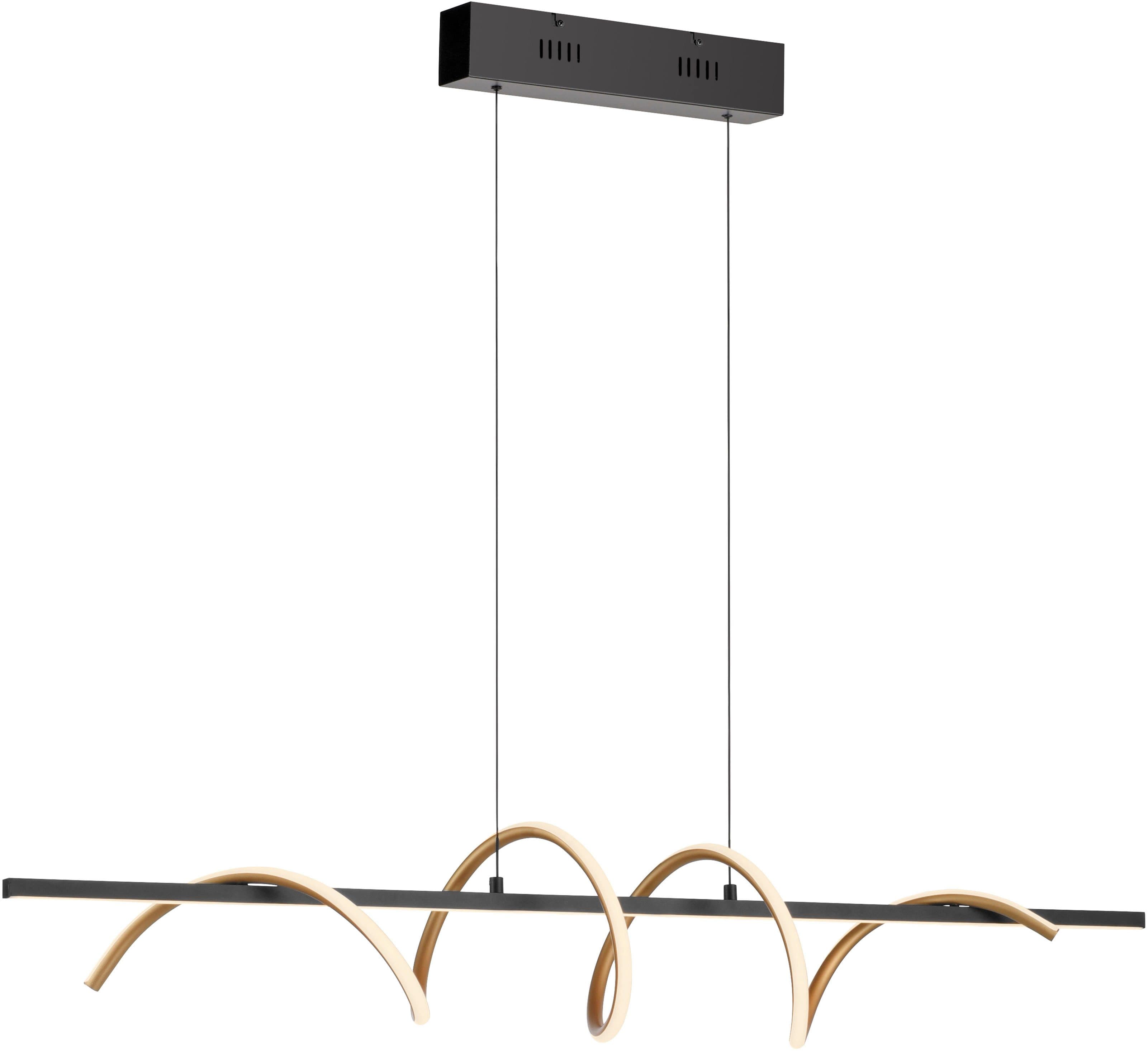 JUST LIGHT Pendelleuchte EMANDA | Schwarz