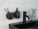 Wenko Seifenspender Vacuum-Loc® Modell Quadro | Schwarz 2
