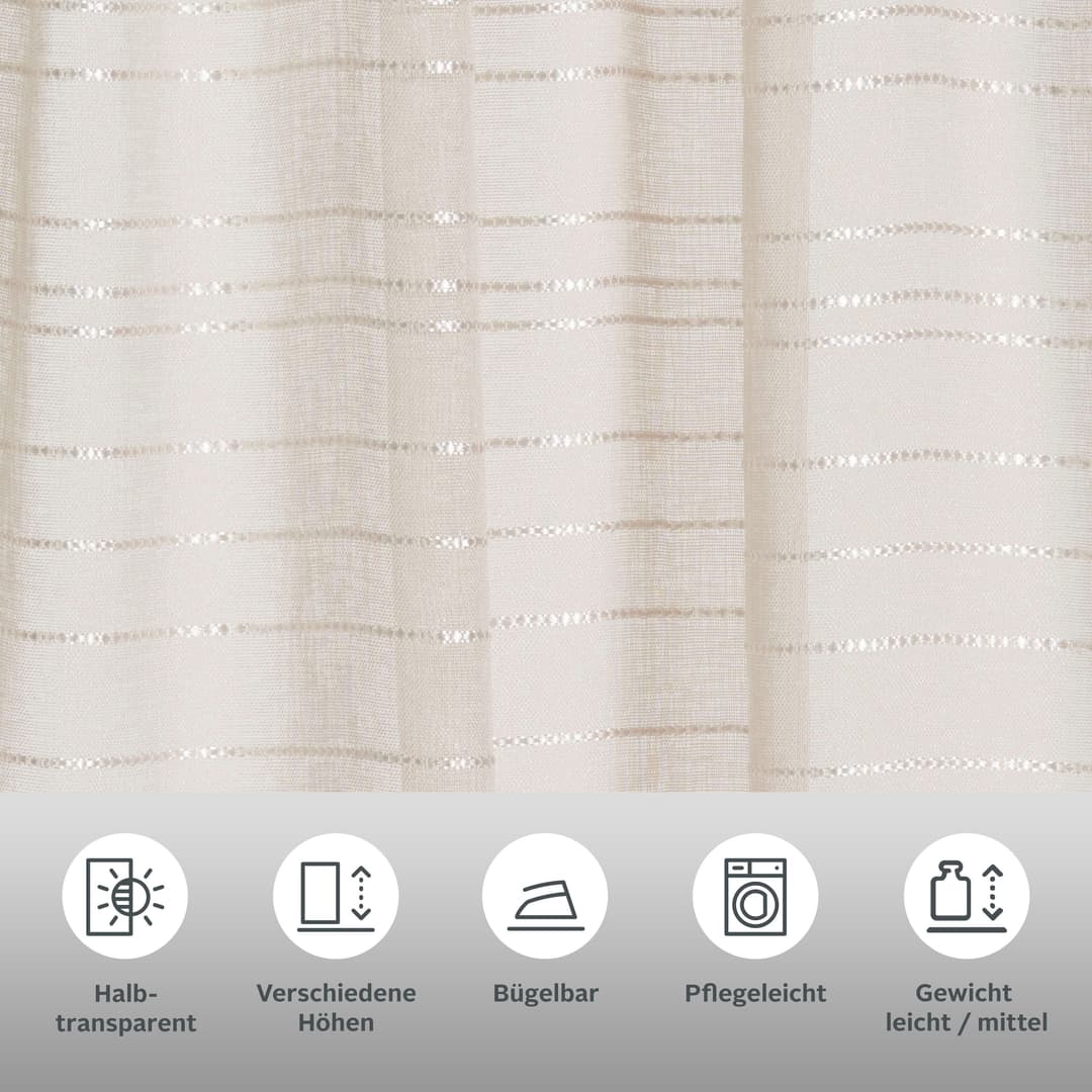 Bruno Banani Gardine Linus | Beige