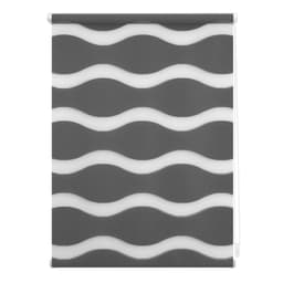 LICHTBLICK ORIGINAL Doppelrollo Welle | Grau