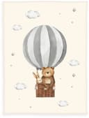 babybest® Kuscheldecke Ballonfahrt | Beige