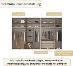 rauch Kleiderschrank MONTCLAR | Weiß
