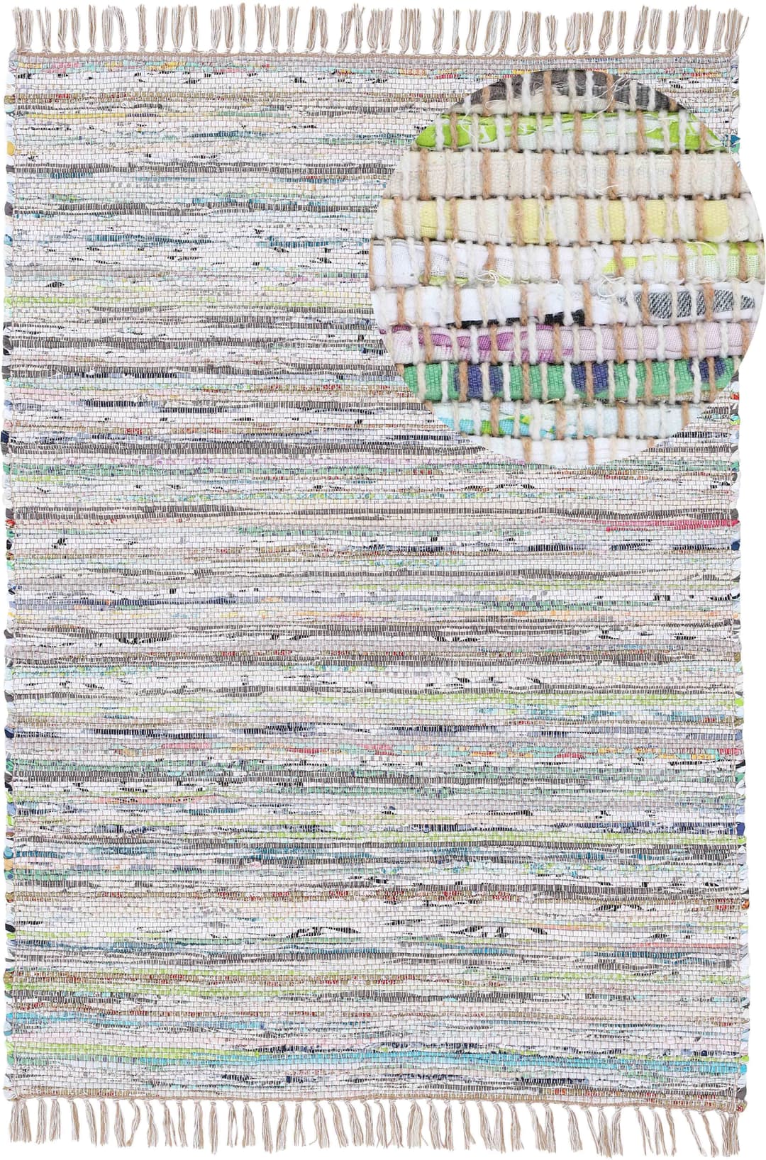 carpetfine Teppich Kelim Chindi | Beige