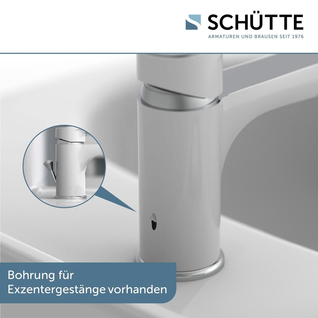 Schütte ALASKA Waschtischarmatur | Weiß